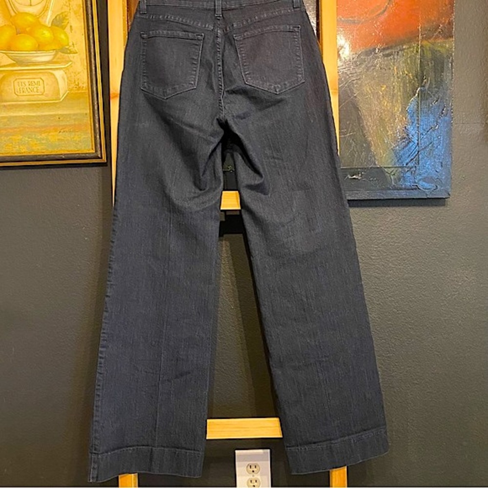 NYDJ Wide Leg Trouser Jeans Teresa  Dark Wash - Picture 7 of 16